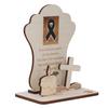 Pet Memorial Plaque Meaningful Express Sympathy Pet Memorial Wood Desk Decor for Cats Dogs