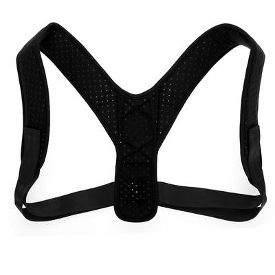 Back Posture Corrector for Men and Women Shoulder Support Belt with Adjustable Straps (Black)