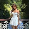 Autumn new women's clothing French temperament elegant and sexy low-cut waist suspender dress