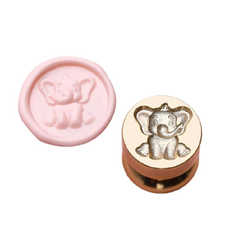 Mini Cake Wax Seal Stamp Animal Sealings Wax Stamp for Wedding Invitation Card