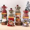 Christmas Wine Bottle Bag Decoration Santa Claus Party Champagne Red Wine Linen Cover Restaurant Hotel Tableware Decoration