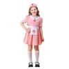 Déguisement enfant Halloween costume d'infirmière rose costume médecin infirmière robe de performance pour fille cosplay