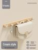 Log Style Wooden Wall-Mounted Coat and Clothes Hook