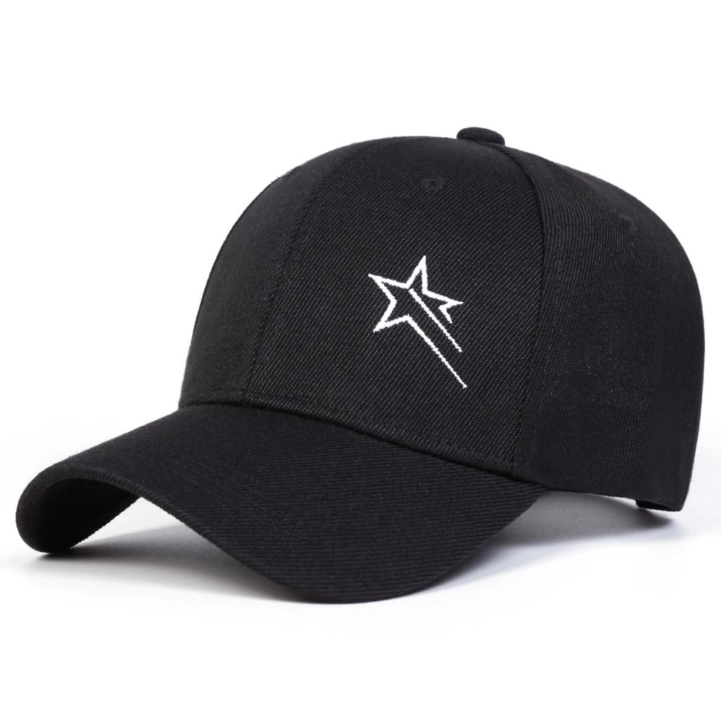 Women Five-Pointed Star Embroidery Baseball Caps Spring Autumn Outdoor Use Sunscreen Hat Adjustable Casual Trucker Hats Sportss Cap For Men And