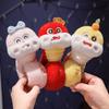 Circle Toy Snake Slap Snap Doll Toy Wrist Style New Year Plush Hand Ring  Children
