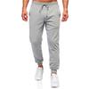 Spring and Autumn New Men's Solid Color Casual Sports Running Pants Tether Elastic Waist Tights