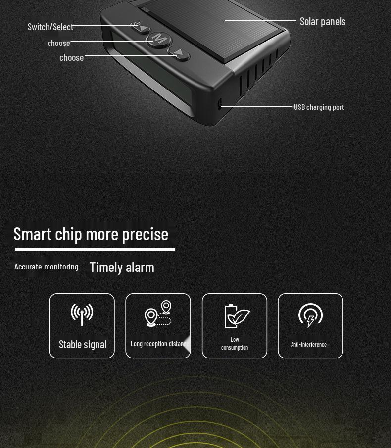 T12 Solar-Powered Six-Wheel TPMS for RV and Truck