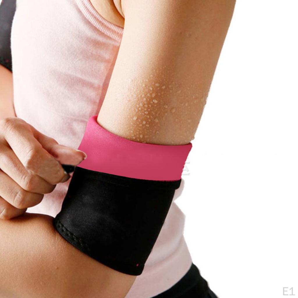 1 Pair Armbands Arm Shaper Wraps Belts Bands for , Lose Fat & Cellulite, Heat Maximizing