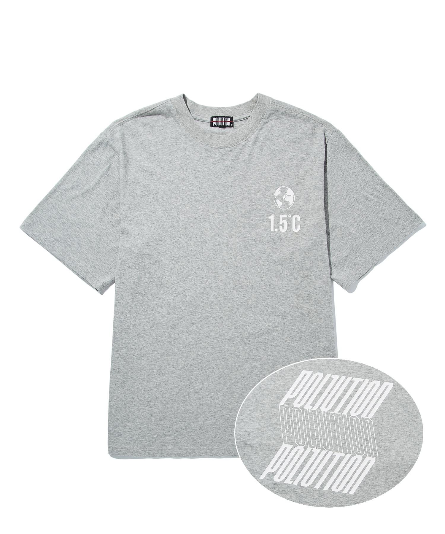 Pollution Asymmetric Logo Half Slv T L
