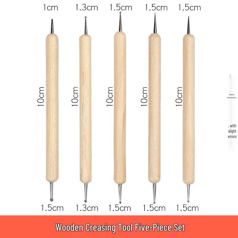 8-Piece Handcrafted Clay Pottery Sculpting and Modeling Tool Set