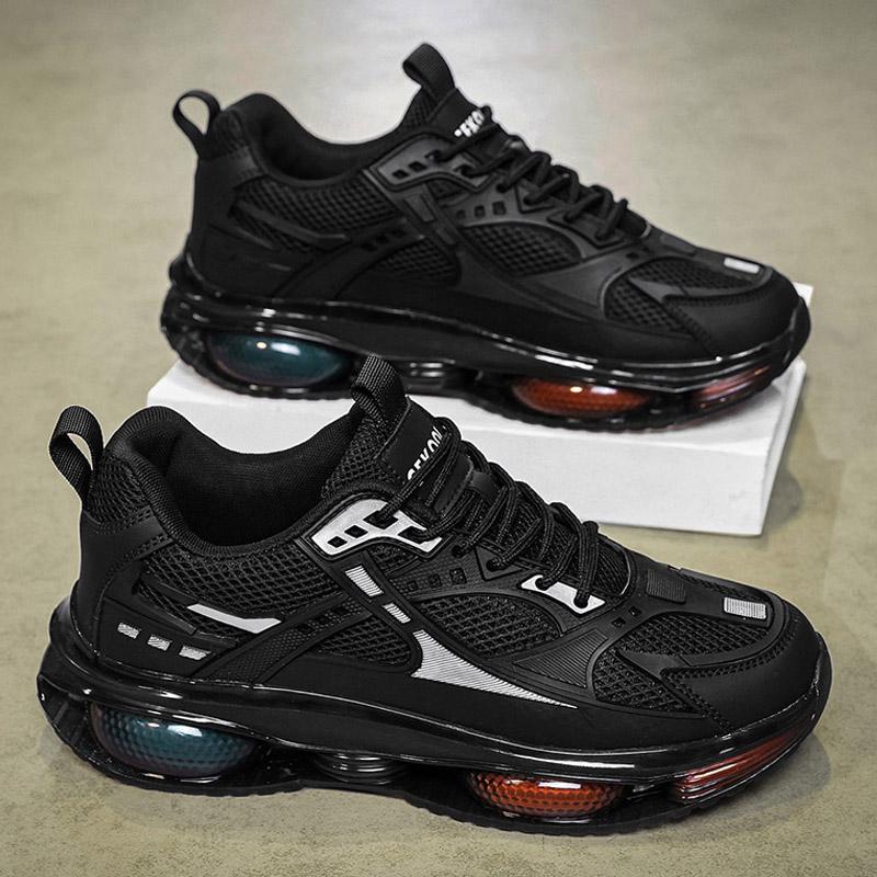 

Мужская обувь с амортизацией и воздушной подушкой, осень и зима 2024 года, новая модная универсальная спортивная повседневная обувь для увеличения роста для пап 39