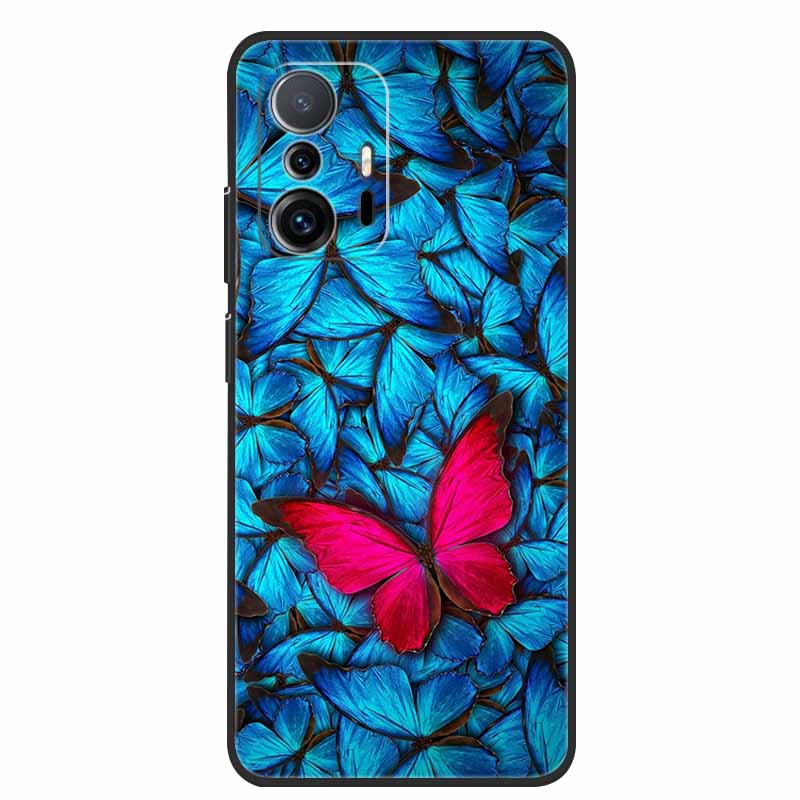 For Xiaomi 11T Pro Case Animals Protective Soft Silicone Cover Phone Cases for Xiaomi Mi 11T Pro 5G Shockproof Mi11T Wolf Coque