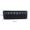 8 Gangs Marine Boat Vippbrytarpanel, 12V/24V Vattentät RV LED Switch Panel för Car Truck Marine