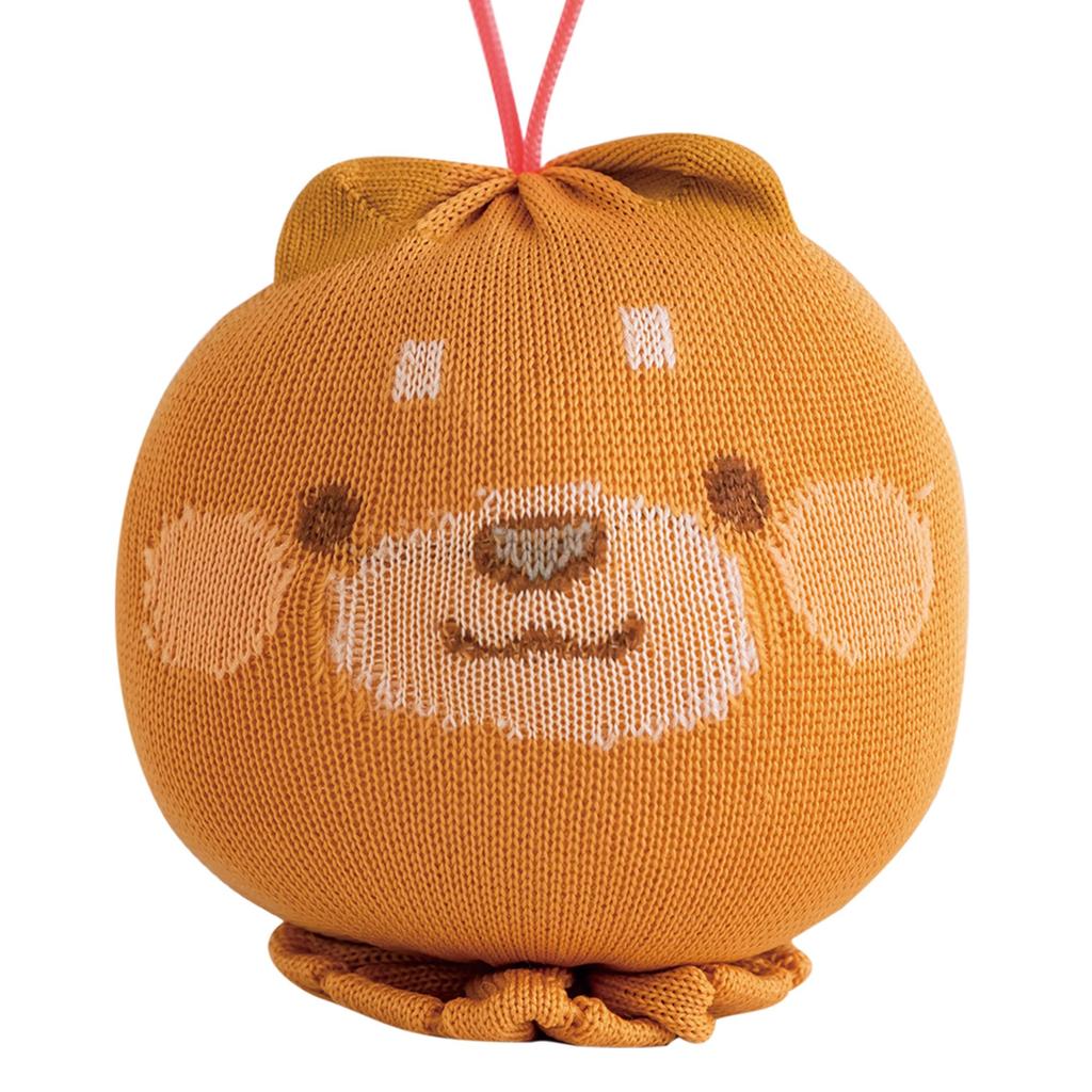 Keikawa Shoji Original Bath Scum Remover Akapakkun Set and Shiba Inu Absorbs Scum and Sebum [Seiei 3-Piece Tama, Chick, 20393]
