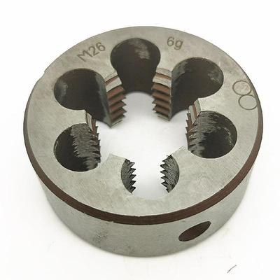 Round Die Stock M24-M26 X 0.5-3 Mm, Forward/Reverse, Right/Left Thread
