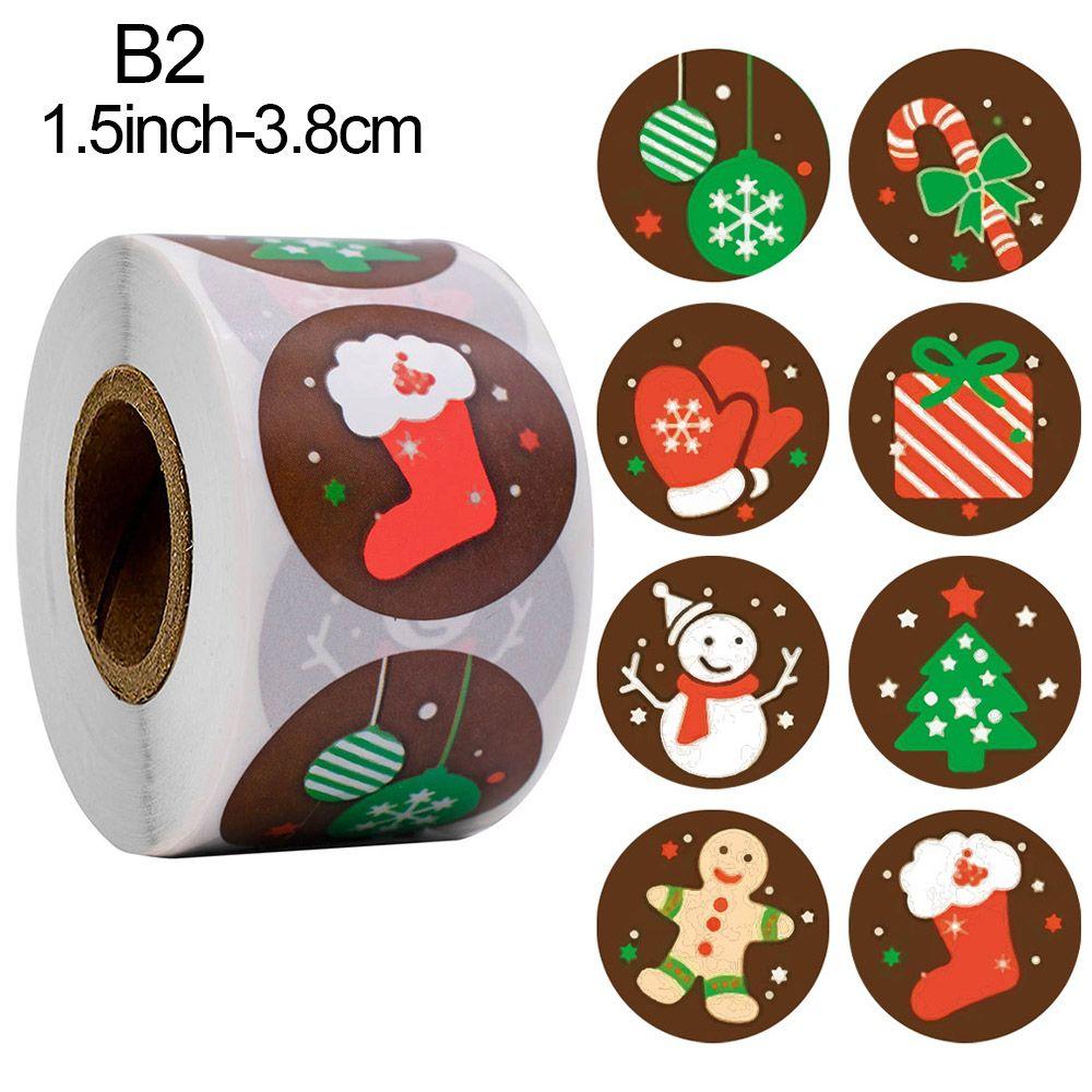 Stickers Envelope Packaging Baking Sign Seal Sticker Adhesive Label Sticky Note Christmas Stickers
