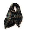 Women's Plaid Scarf, Mid-Length Warm Shawl Wrap for Fall, Winter and Outdoor Wear