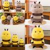 Cute Bee And Ladybug Plush Toys Soft Stuffed Animals Gift For Children