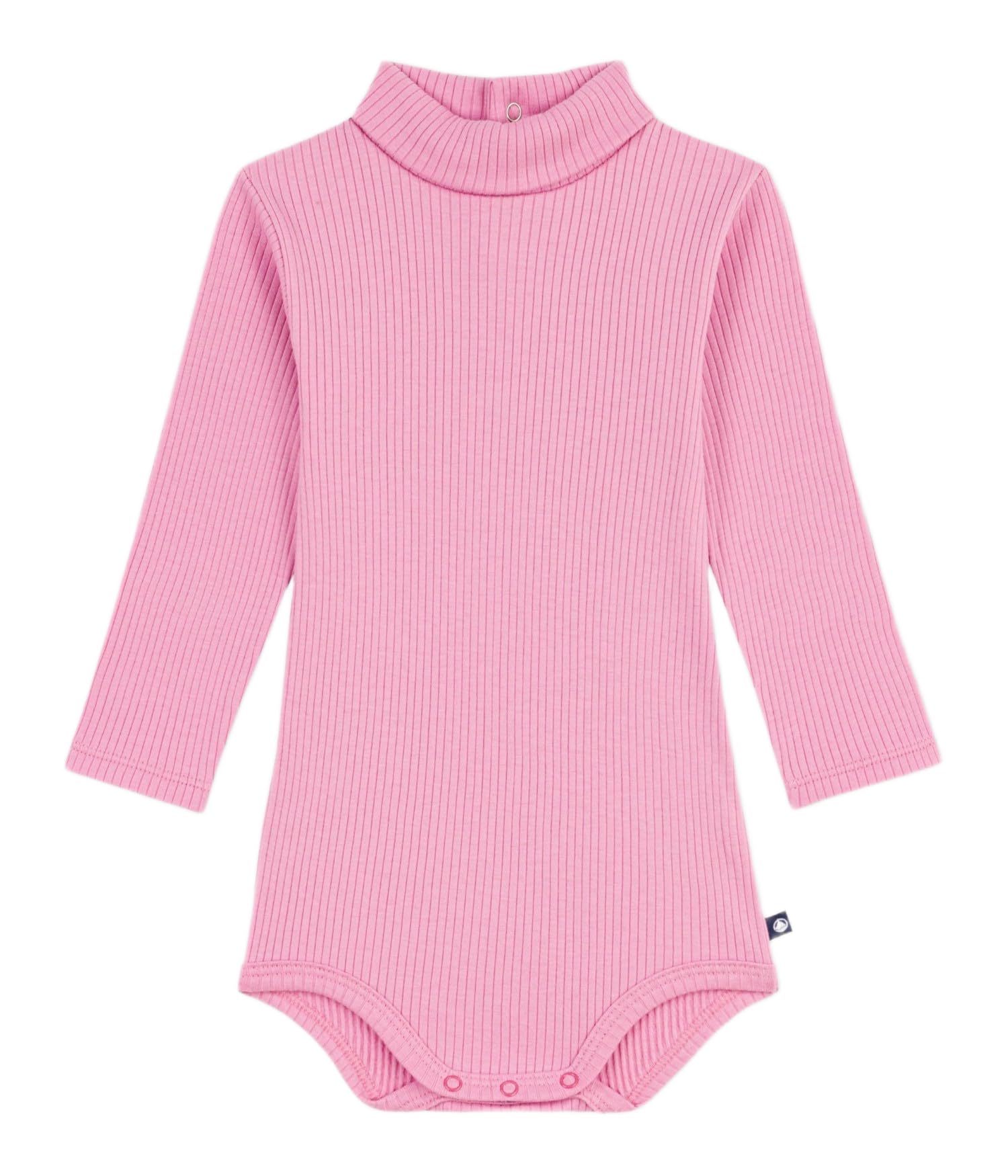 

Petit Bateau Collared Long Sleeve Bodysuit A0E99 Pink 24 Months 86cm розовый