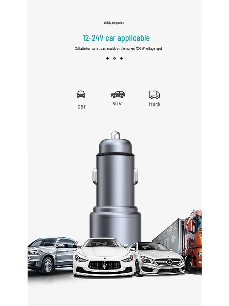Huawei QC3.0 36W Dual Port Aluminum Car Charger