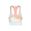 Adidas Marimekko Collaboration Logo Print Color Block Low Round Neck Sports Bra Women underwear Coral-Pink HR8172