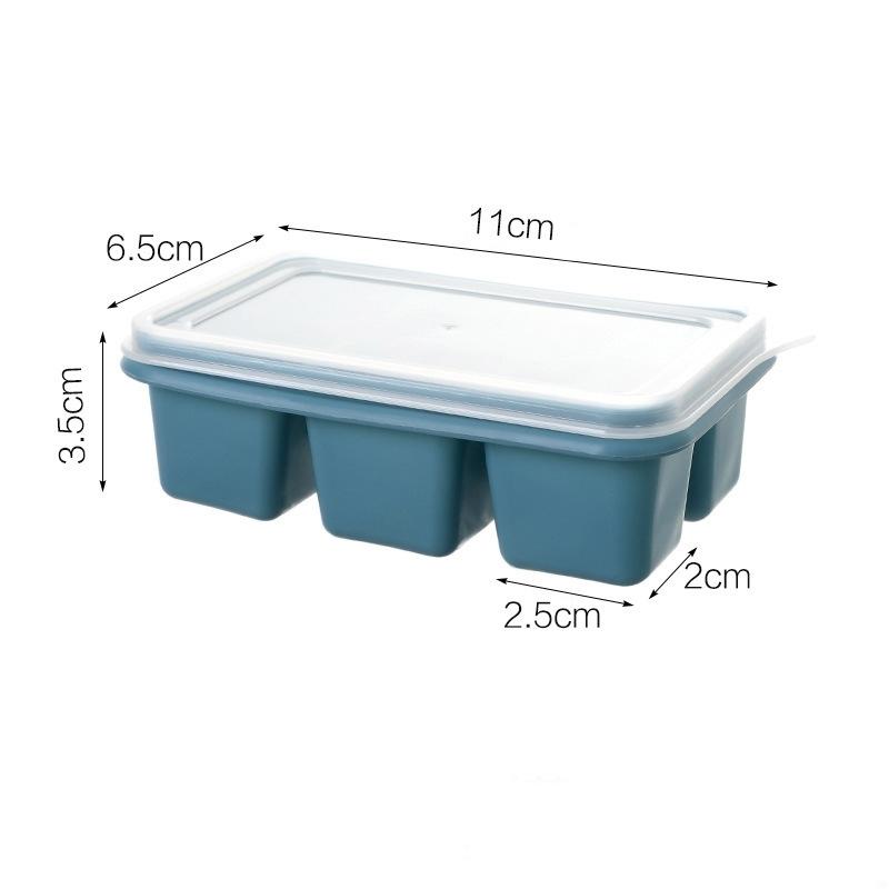 Reusable Cube Molds Silicone Ice Spherical Ice Whiskey Ice Making Machine Ice Cream 6 Grids Ice Cube  Jewelry Accessory