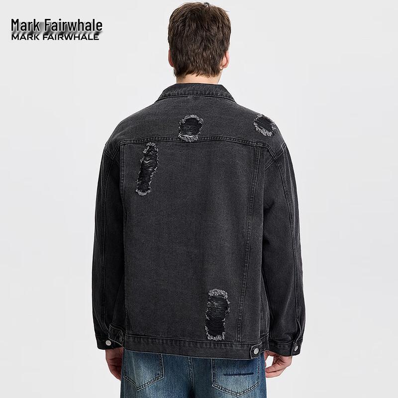Mark Fairwhale Men's High Street Distressed Denim Jacket