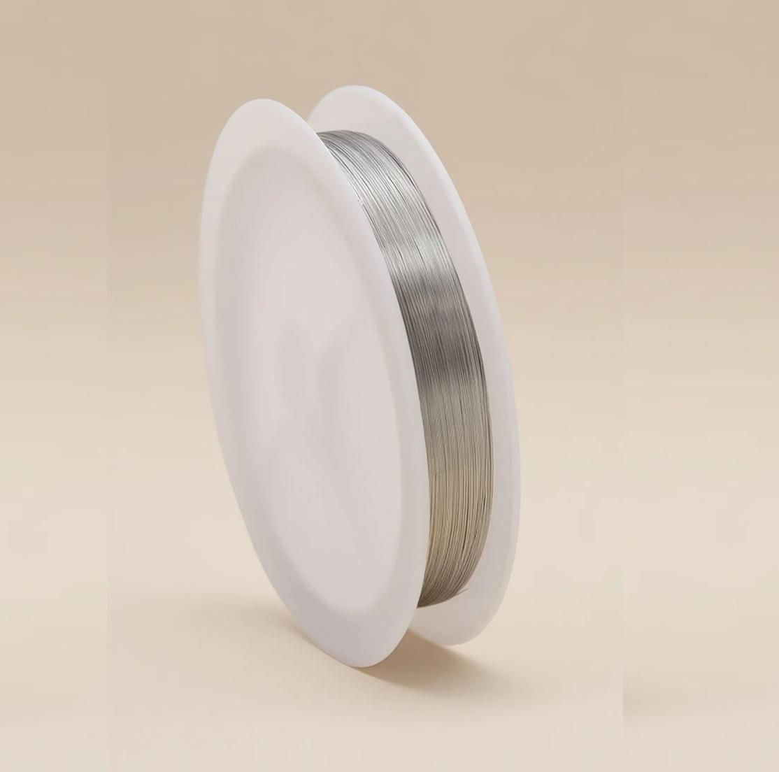 

Soft Steel Wire Threader for DIY Crystal Jewelry, 304 Stainless Steel Beading Wire for Necklaces and Accessories