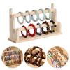32x8x17cm 2 Layer Wooden Bracelet Holder Bracelet Display Stand Jewelry Organizer