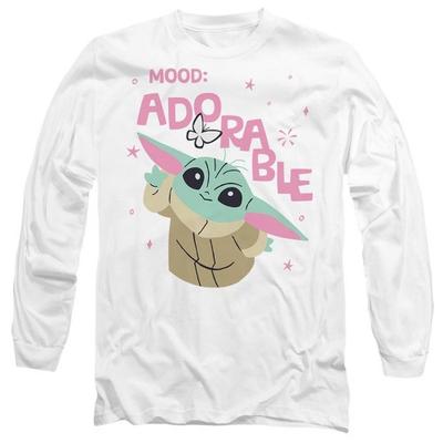 Star Wars: The Mandalorian Unisex Adult Mood Adorable Grogu T-Shirt