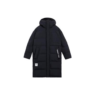 Sports Medium Long Down Jacket 'Black' Men's AYMS113-2