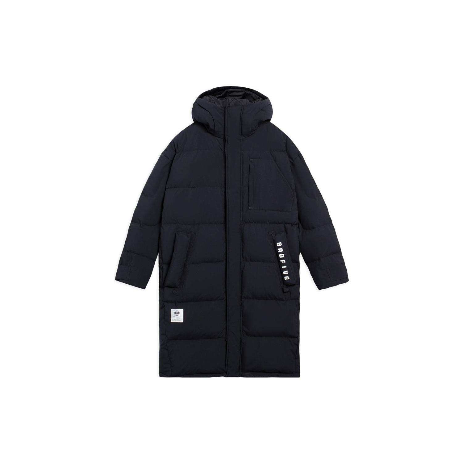 Li-Ning Sports Medium Long Down Jacket Black Men s AYMS113-2 S