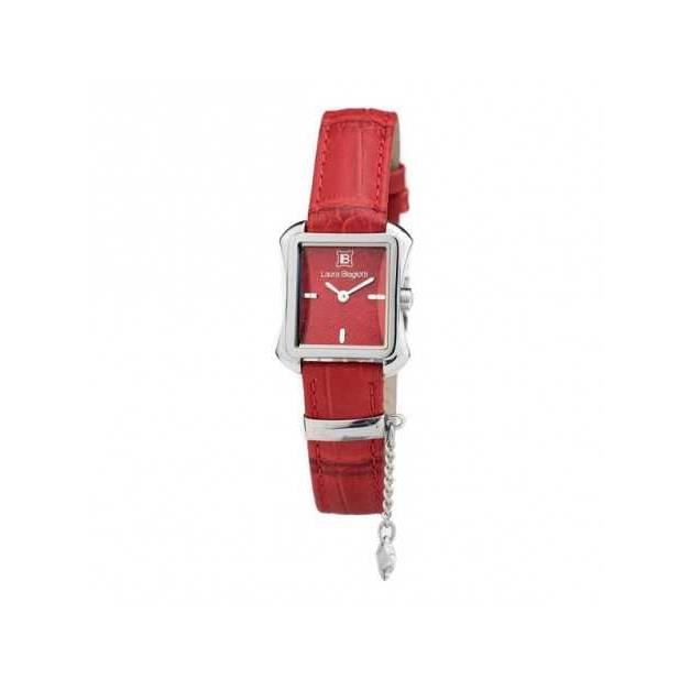Montre Femme - Laura Biagiotti - LB0025L-03 - Cuir Rouge - Quartz - 22 mm