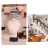 Set capac pentru sticle de vin de Crăciun Om de zăpadă Moș Crăciun pungi pentru sticle de vin țesute pentru petrecerea de Crăciun Decoratiuni pentru masă Cadouri de Anul Nou