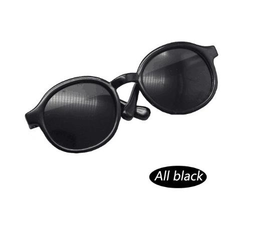 High Quality 6.5/9cm Transparent Plastic Glasses for 1/8 1/6 1/3 1/4 BJD for Labubu MSD SD Plush for EXO Doll Sun Glasses