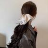Solid Color Large Hair Tie Shiny Rubber Bands New Ponytail Hold  Hair Accessories