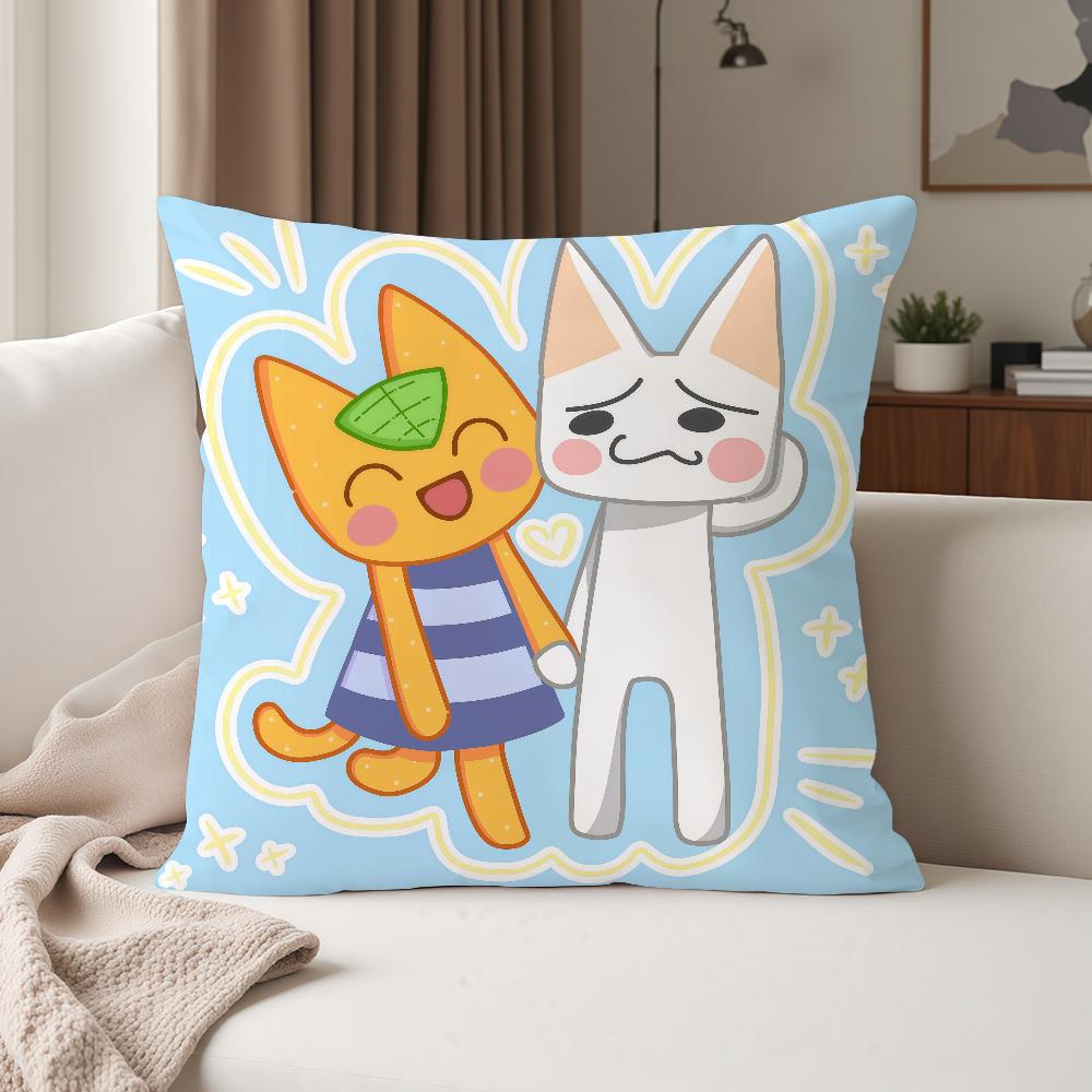 Inoue Toro Cute Cat Pillow Case Suitable For Bedrooms Living Rooms Cars Home Decoration