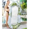 Inflatable Water Lounger with Mesh for Swimming