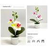 Kunstmatige Kunstorchidee Bonsai 25cm Potplant Kunstplant voor Buiten Binnen Kantoor