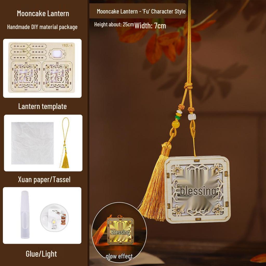 Handmade Luminous Lanterns: Ancient-Style Mid-Autumn DIY Gift for Girlfriend or Best Friend
