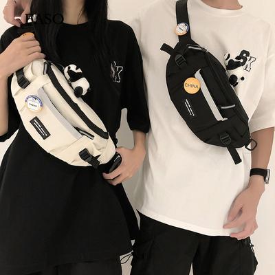 Unisex Chest Bag Simple Storage Bag Lightweight Travel Small Backpack Crossbody Bag Fashion Casual Single Should Bags
