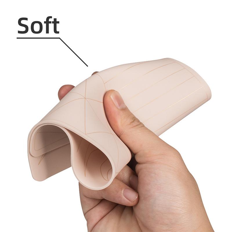 1 Pcs Silicone Blank Eyebrow Brow Tattoo Permanent Makeup Supplies Microblading Practice Skin Tattoo Beginner Exercise Tool