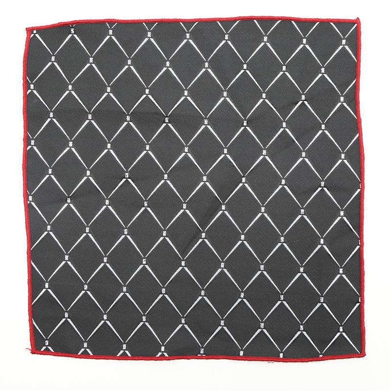 Square Scarf Suit Pocket Towel Wedding Groom Best Man Red Embroidery Business Square Scarf Pocket Towel