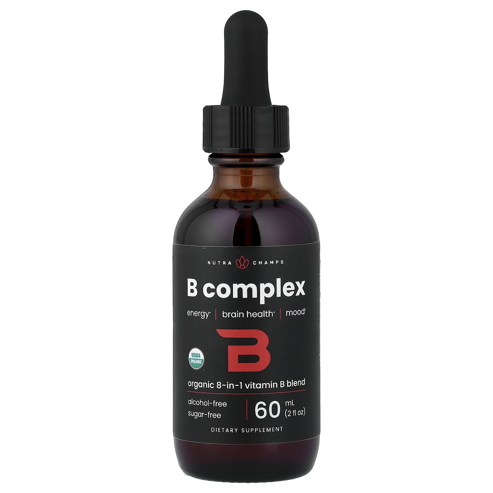 

NutraChamps, B Complex, Raspberry, 2 fl oz (60 ml)