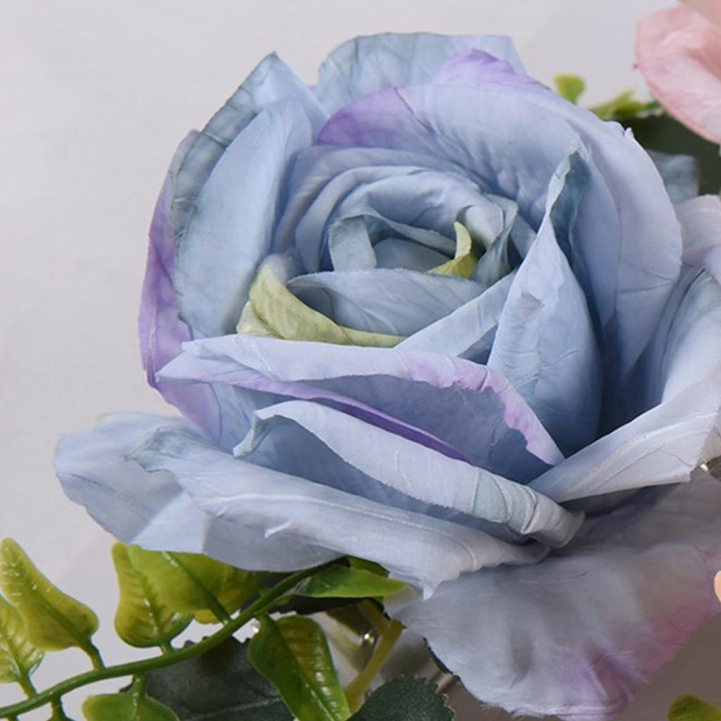 Stoff Blomst Gardinholdere Rose Gardinholdere Dekorative Tauholdere Vindusspenne for Vindusdekor