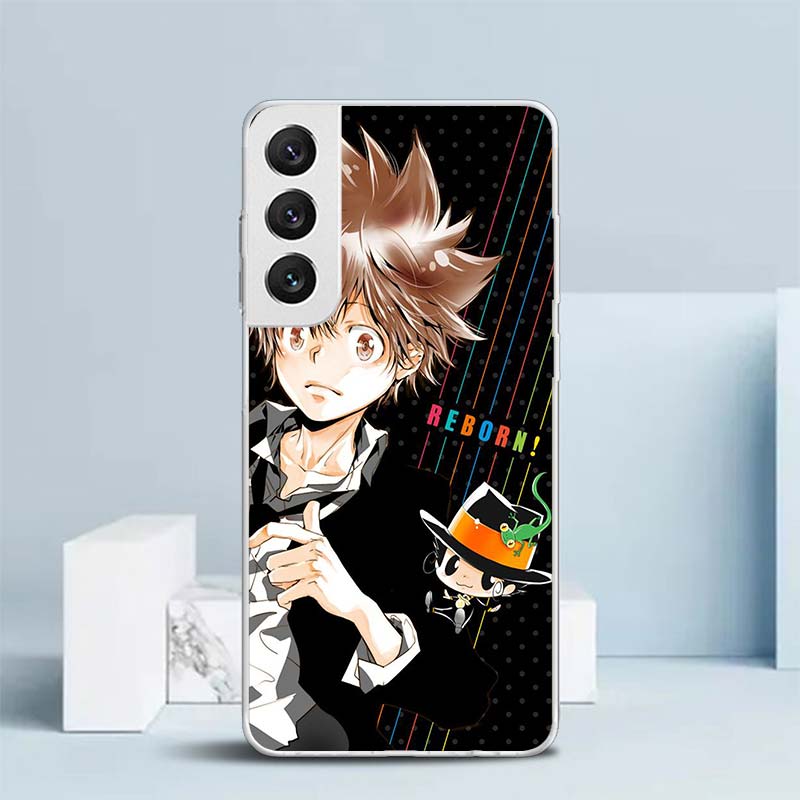Katekyo Hitman Reborn Soft Cover for Samsung Galaxy S25 Edge S26 S24 S23 Ultra Phone Case S22 S21 Plus S20 FE Print Pattern Shel