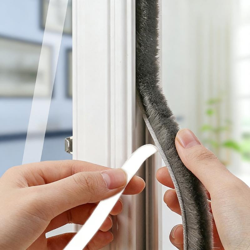 Self Adhesive Felt Weatherstripping Windows Doors Sliding Doors Soundproof Insulation Draft Stopper Anti Collision Seal Strip