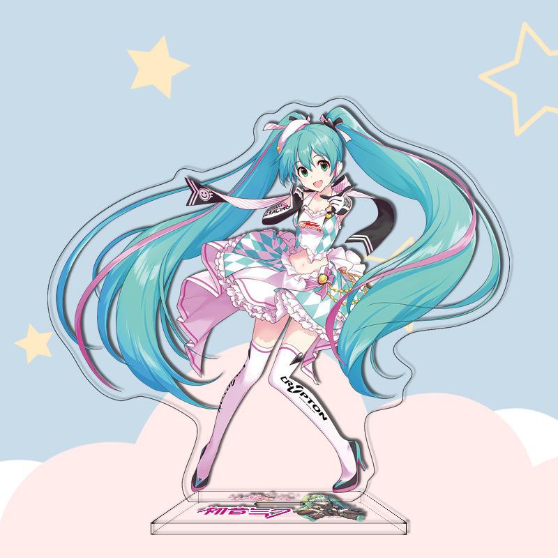 

Аниме акриловый стенд Хатсуне Мику - Милое мультяшное украшение 16cm double-sided HD printing