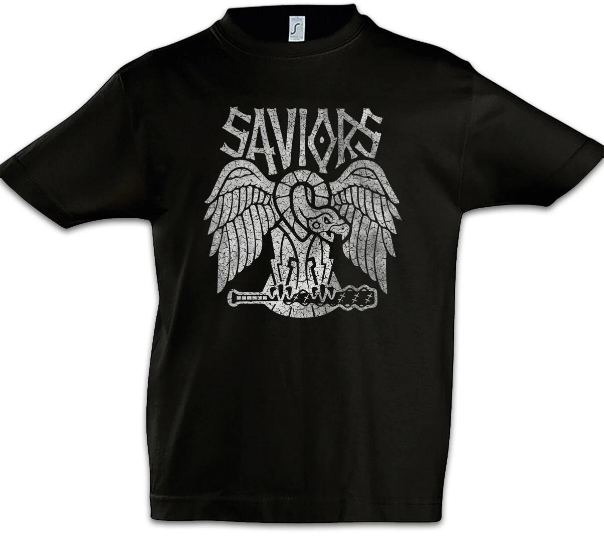 Saviors Patch Kids Boys kids boys T-Shirt The Negan Walking Lucille Dead Symbol Logo 160