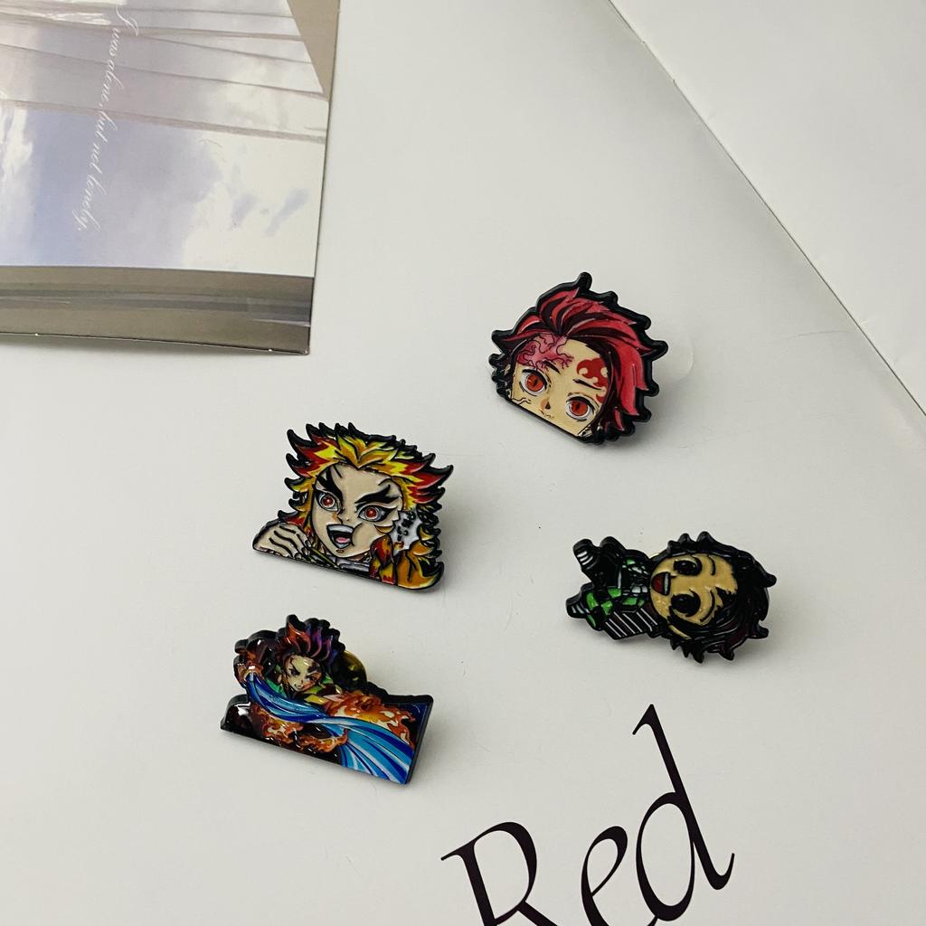 Anime pcs Enamel Pin Brooches for Women Lapel Pins Badges on Backpack Cosplay Accessories Fashion Jewelry Toys Friend Gift